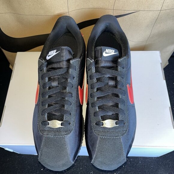 NEW Nike Cortez By You Black Red Bred FV9523-900 Men Size 9.5, Womens 11 main image 6